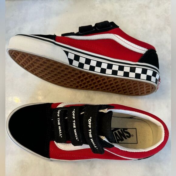 Vans Off The Wall Old Skool V Logo Pop Skater Shoes - Unisex Size 5 M / 6.5 W - Picture 8 of 8